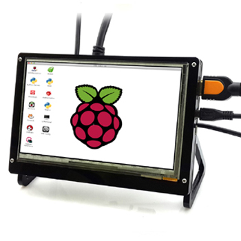 7 inch Touch Screen Raspberry Pi 1024600 HDMI Display Resistive Touchscreen for Raspberry 