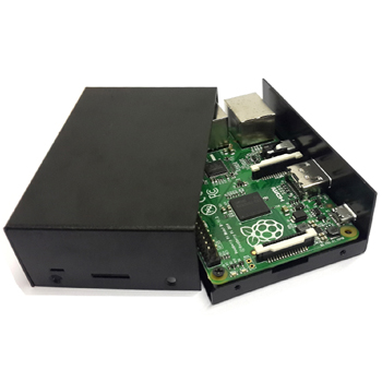 Black Case for the Raspberry Pi B Plus 2 and Model B+