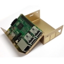 Metal Case for Raspberry Pi 2 mode B and B+ (B plus) golden