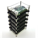 Raspberry Pi 3 Model B 6-layer Stack Clear Case Support Raspberry Pi 2B/B+/B/A+