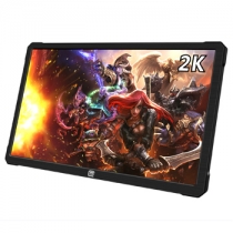 Portable Gaming Monitor, 13.3 Inch 2K Resolution IPS Lcd Display,HDR,USB C and Hdmi Video Input,Ultralight and Slim, Built-in Speakers, Compatible With PS4, PS3, XBOX ONE S, XBOX ONE, Xbox 360