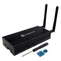Aluminum Case for ADS-B Raspberry Pi Stratux DIY Kit Black