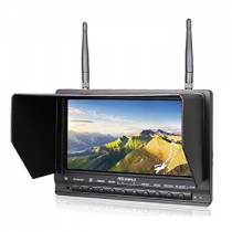 7 inch high brightness 1000cd/m² Sun Readable FPV Monitor Built-in Battery Dual 5.8G 32CH Diversity Receiver (FPV733)