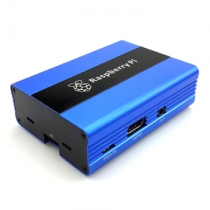 Raspberry Pi 3 B+,Pi 3,Pi 2, B+ Aluminum Case With Heatsinks(Blue)