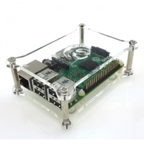 Raspberry Pi 3 Model B 1-layer Stack Clear Case Support Raspberry Pi 2B/B+/B/A+