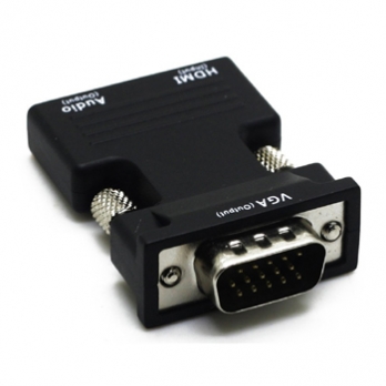 HDMI Female to VGA male Video Adapter with audio Convertor 