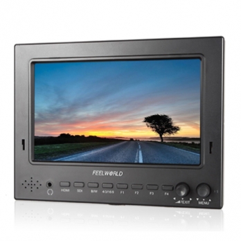 7 inch IPS 1024x600 Lightweight 3G-SDI HDMI Camera-Top Field Monitor with Peaking (ST702-HSD)