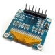 0.96inch OLED Module 128*64 Pixel I2C IIC SPI Straight/vertical Pinheader for Arduino