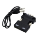 HDMI Female to VGA male Video Adapter with audio Convertor 