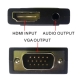 HDMI Female to VGA male Video Adapter with audio Convertor 