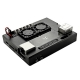Lattepanda Aluminum Case With Dual Cooling Fan Black