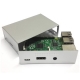 Metal Case for Raspberry Pi 2 mode B and B+ (B plus) sliver