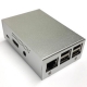 Metal Case for Raspberry Pi 2 mode B and B+ (B plus) sliver