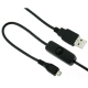 Micro USB Cable with ON / OFF Switch for Devboard