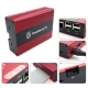 Raspberry Pi 3 B+,Pi 3,Pi 2, B+ Aluminum Case With Heatsinks(Wine Red)