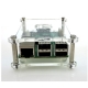 Raspberry Pi 3 Model B 1-layer Stack Clear Case Support Raspberry Pi 2B/B+/B/A+