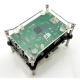 Raspberry Pi 3 Model B 2-layer Stack Clear Case Support Raspberry Pi 2B/B+/B/A+