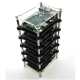 Raspberry Pi 3 Model B 6-layer Stack Clear Case Support Raspberry Pi 2B/B+/B/A+