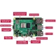 Raspberry Pi 4 Model B 4GB With Quad Core 64 Bit WiFi Bluetooth Devboard