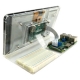 Raspberry Pi Official 7'' Touchscreen Display Transparent ABS Case With Adjustment Stand