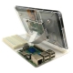 Raspberry Pi Official 7'' Touchscreen Display Transparent ABS Case With Adjustment Stand