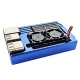 Raspberry Pi 3B+ Aluminum Case With Dual Cooling Fan Blue