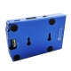 Raspberry Pi 3B+ Aluminum Case With Dual Cooling Fan Blue