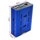 Raspberry Pi 4 Model B Aluminum Alloy Case with Cooling Fan Blue