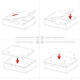 The Prue White ABS Enclosure Case for Raspberry Pi 3 B+,Pi 3, Pi 2 and B+ 