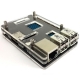 Raspberry Pi 3 Model B and Raspberry Pi 2 Model B black Acrylic Case