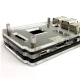 Raspberry Pi 3 Model B and Raspberry Pi 2 Model B black Acrylic Case