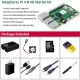 Raspberry Pi 4 model B (4GB) 9 in One Start Kit