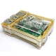 Transparent+Golden Acrylic Case for Raspberry pi 2 model B Development Board