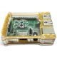 Transparent+Golden Acrylic Case for Raspberry pi 2 model B Development Board