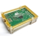 Transparent+Golden Acrylic Case for Raspberry pi 2 model B Development Board